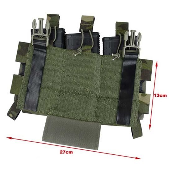 TMC tasca Placard FCV style triplo caricatore M4 (multicam tropic)