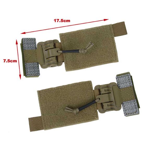 TMC fasce EASY DON kit per giubbini tattici (coyote brown)