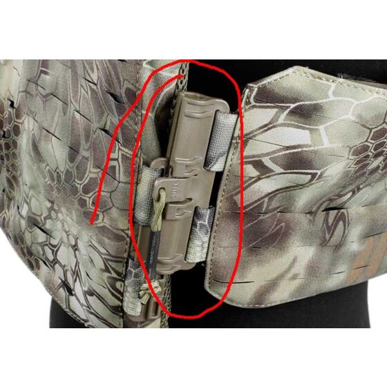TMC quick release buckle for Plate Carrier (coyote brown)