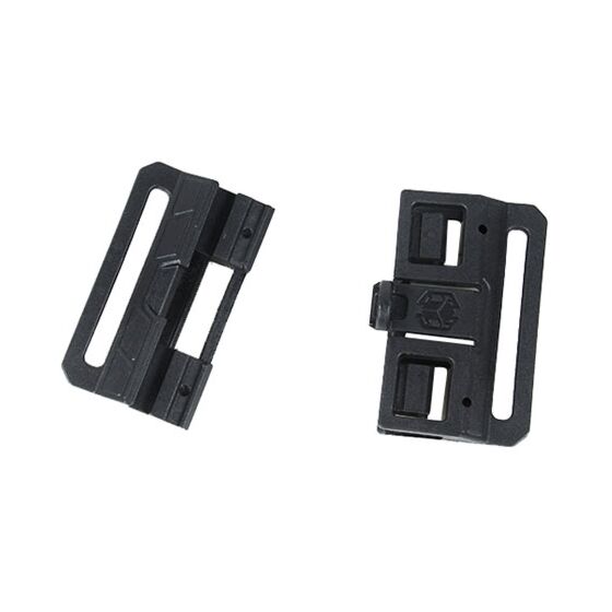 TMC set fibbia magnetica per tattici (nera)