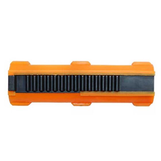 SHS reinforced polymer/steel piston for electric gun (with blowback slot)