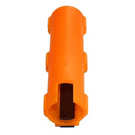 SHS reinforced polymer/steel piston for electric gun (with blowback slot)