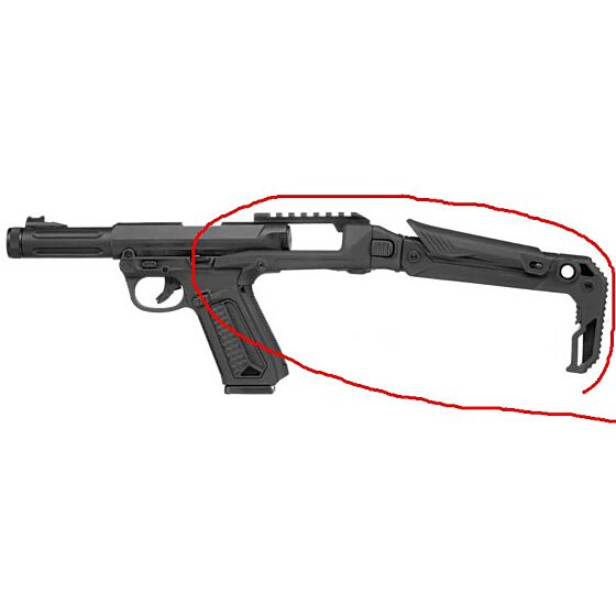 ActionArmy calcio pieghevole tactical per pistola a gas AAP01