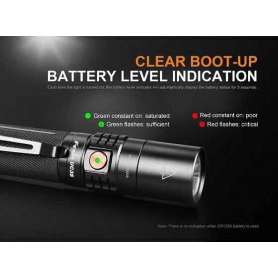 Fenix UC35 V2.0 tactical compact flashlight  