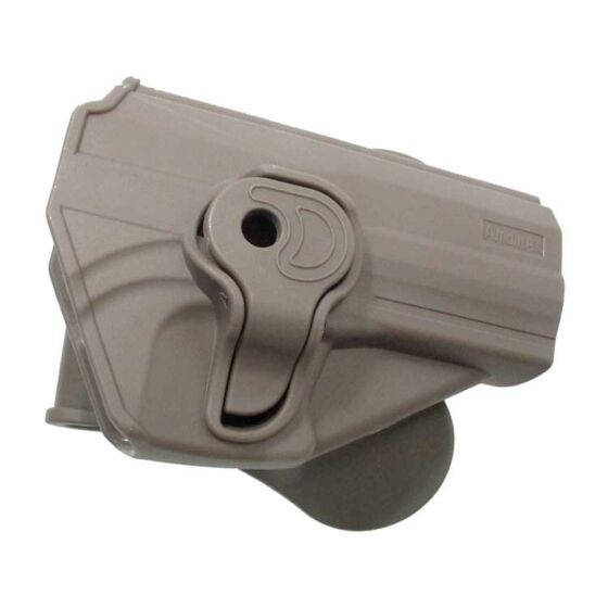 Amomax fondina rigida CQB per pistole HK USP (Dark earth)
