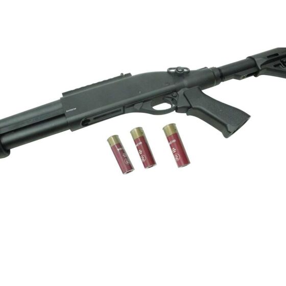 Secutor Velites III fucile a pompa m870 gas shotgun (nero)