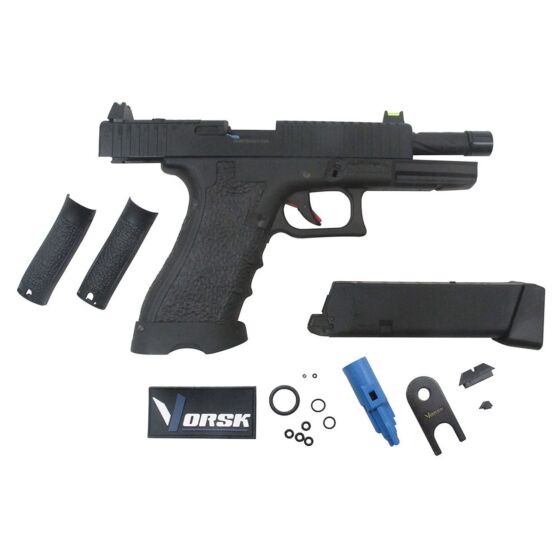 Vorsk g17 Custom full metal gas pistol (black)