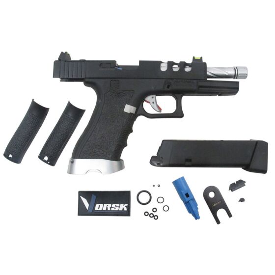 Vorsk pistola a gas g18 Vented full metal (nera)