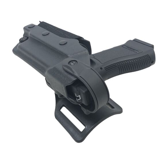 Vega holster fondina VKZ8 per pistole glock con torcia (nera)