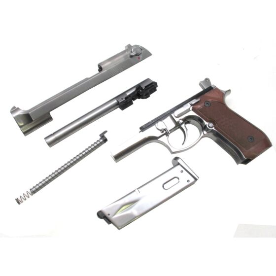 We m92L full metal gas pistol (inox)