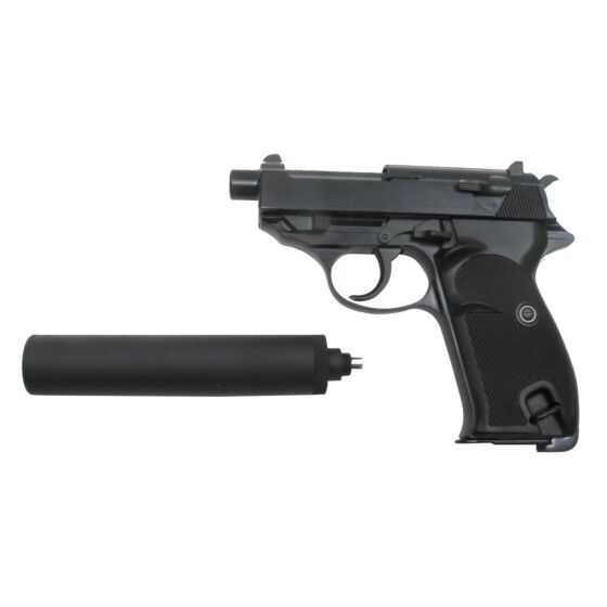 We p38 silencer classic full metal gas pistol