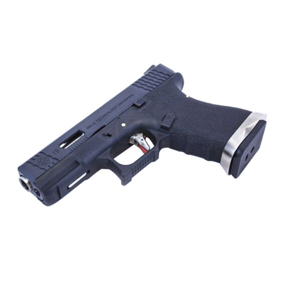 We g19 FORCE CUSTOM full metal gas pistol black (bk/sv)