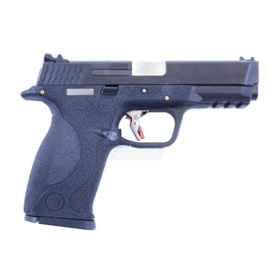 We big bird FORCE CUSTOM gas pistol black (black/silver)