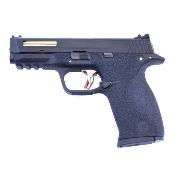 We big bird vented FORCE CUSTOM gas pistol black (black/gold)