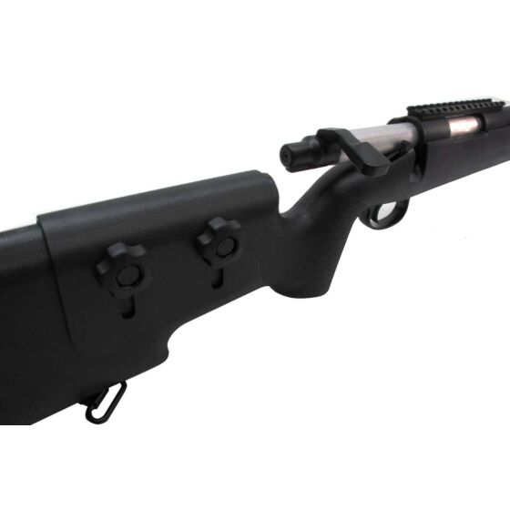 Well/classic army fucile a molla SR40 sniper rifle (nero)