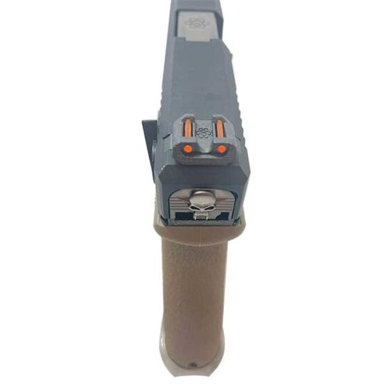 We pistola a gas g18 FORCE CUSTOM tan (nera/silver)