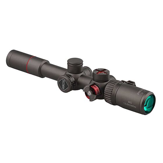 Discovery WG 1.2-6x24IRAI rifle scope (with mount rings)