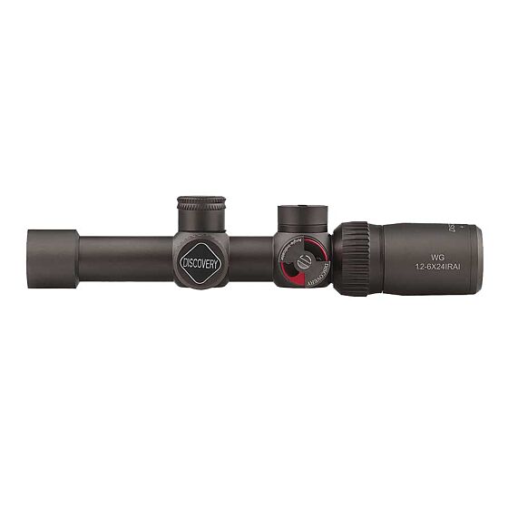 Discovery WG 1.2-6x24IRAI rifle scope (with mount rings)