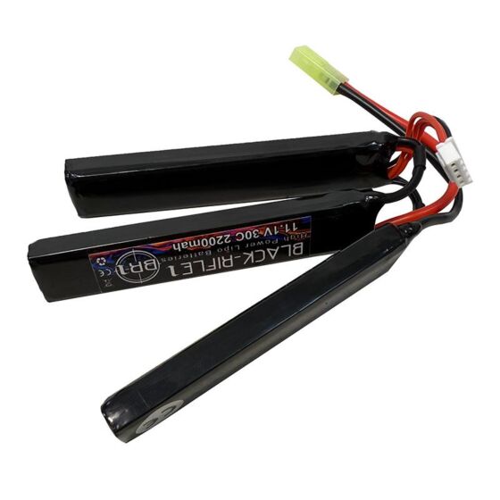 BlackRifle1 batteria lipo tripla 2200mha 11.1v 30c
