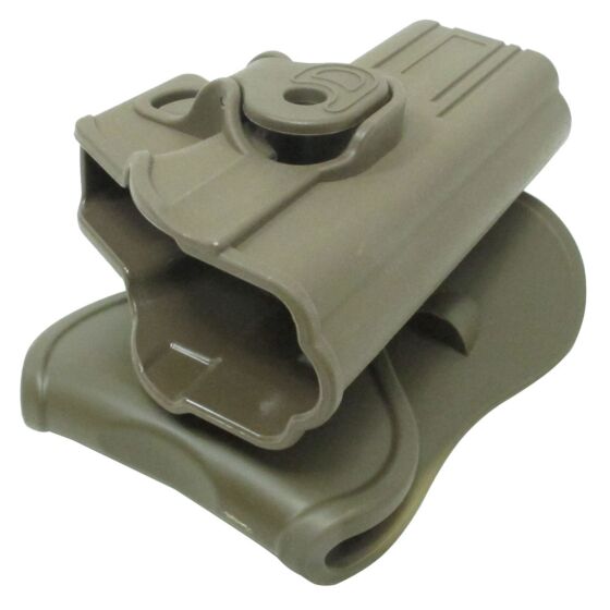 Wosport fondina rigida per pistola glock tan (sinistra)
