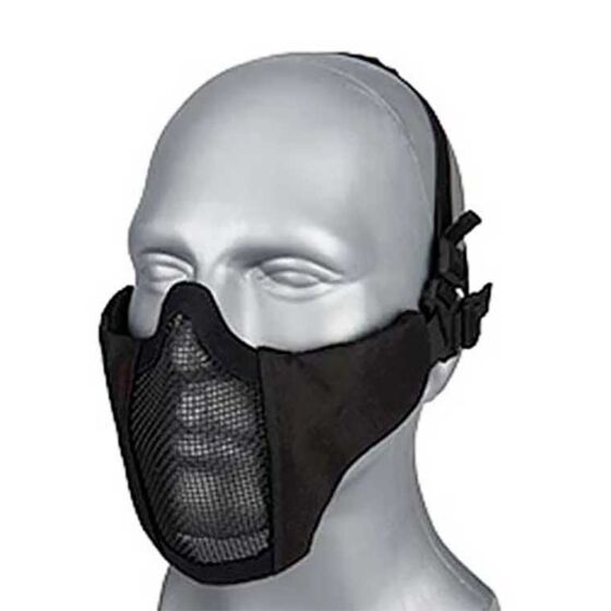 WOSPORT maschera facciale MESH (nera) (wo-ma-42-bk)