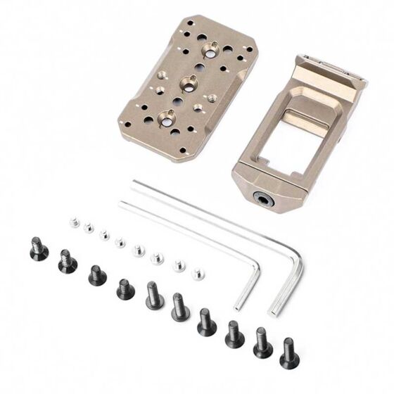 Wadsn 45 mount for RMR/T2 red dot (tan)