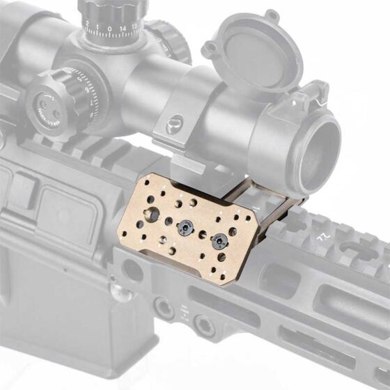 Wadsn 45 mount for RMR/T2 red dot (tan)