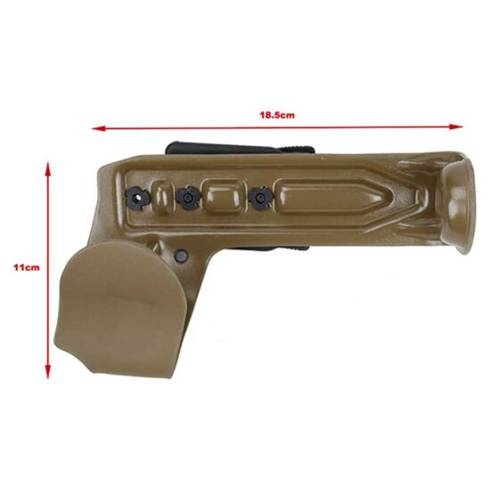 TMC by W&T fondina rigida in KYDEX per lanciagranate HK 320a1 (dark earth)