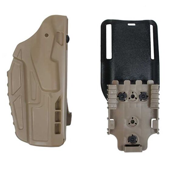 TMC by W&T fondina rigida ALS per pistola tipo Glock (dark earth)