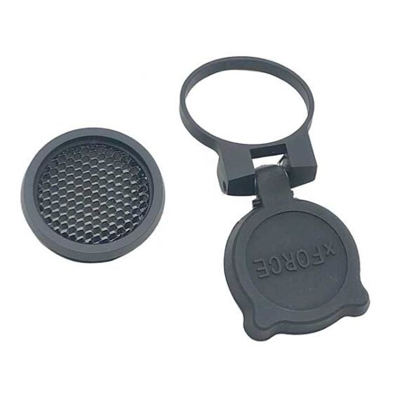 JJ airsoft fip cover con flash killer per ottica XTSP mini red dot