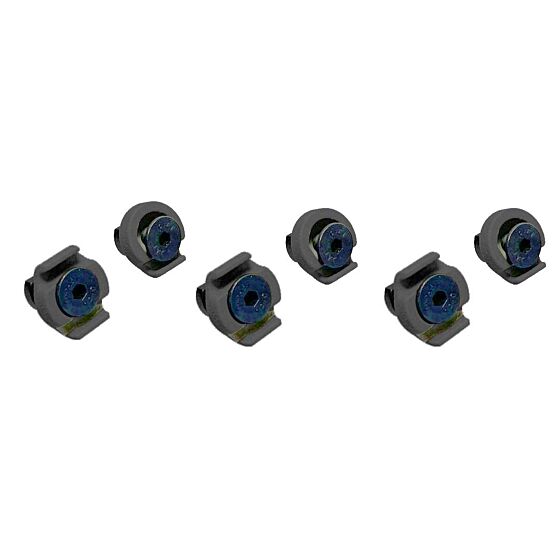 SOTAC set clip ferma cavi ED style per astine M-LOK (nera)