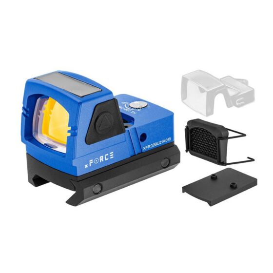 JJ Airsoft X-FORCE RMR solar powered red dot sight (blue)