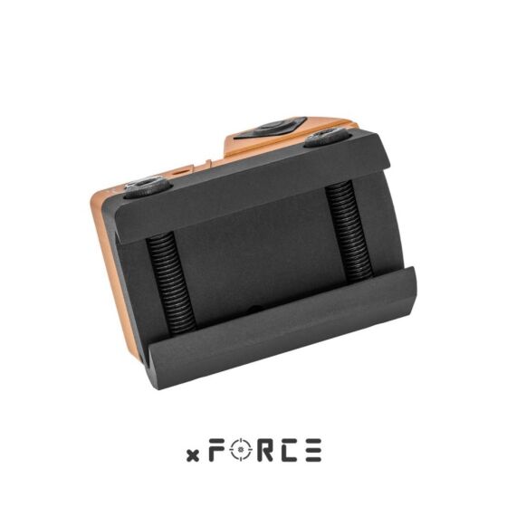 JJ Airsoft X-FORCE RMR solar powered red dot sight (orange)