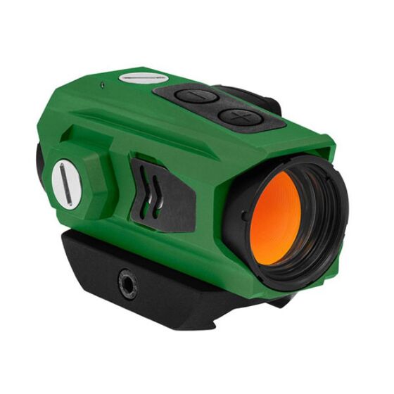 JJ airsoft ottica XTSW T043 dot con Low mount e estensione QD (verde)