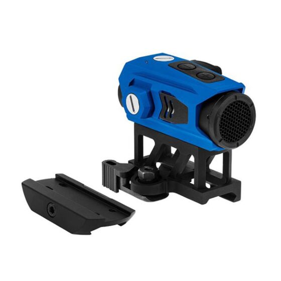 JJ airsoft ottica XTSW T043 dot con Low mount e estensione QD (blu)