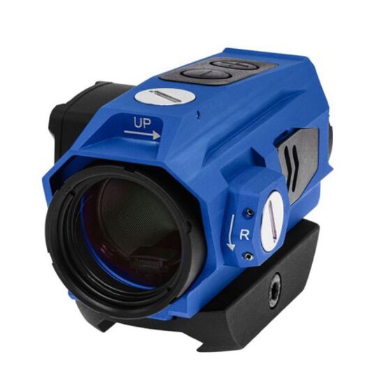 JJ airsoft ottica XTSW T043 dot con Low mount e estensione QD (blu)