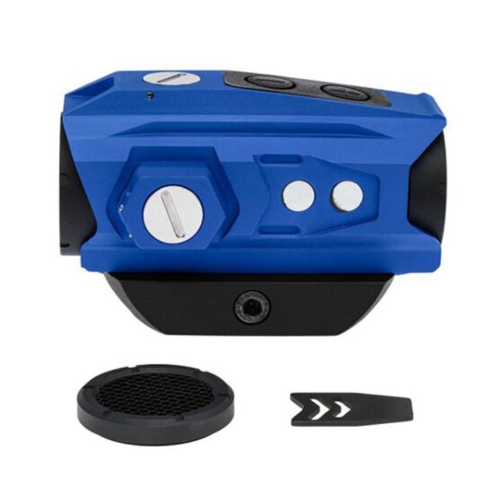 JJ airsoft ottica XTSW T043 dot con Low mount e estensione QD (blu)