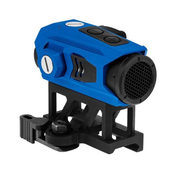 JJ airsoft ottica XTSW T043 dot con Low mount e estensione QD (blu)