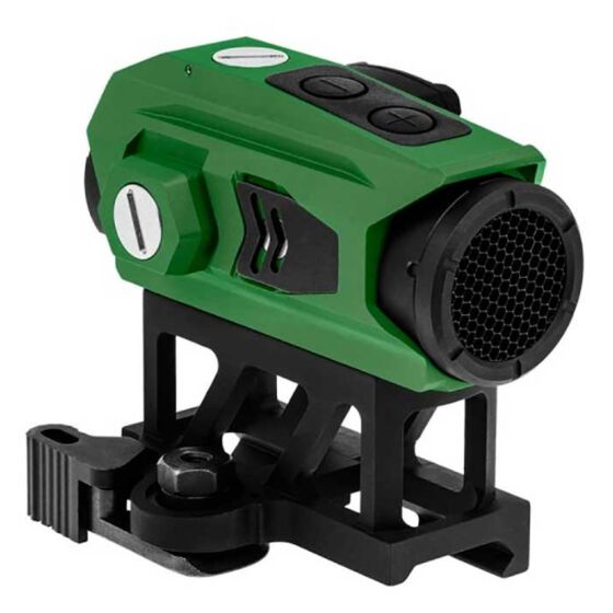 JJ airsoft ottica XTSW T043 dot con Low mount e estensione QD (verde)