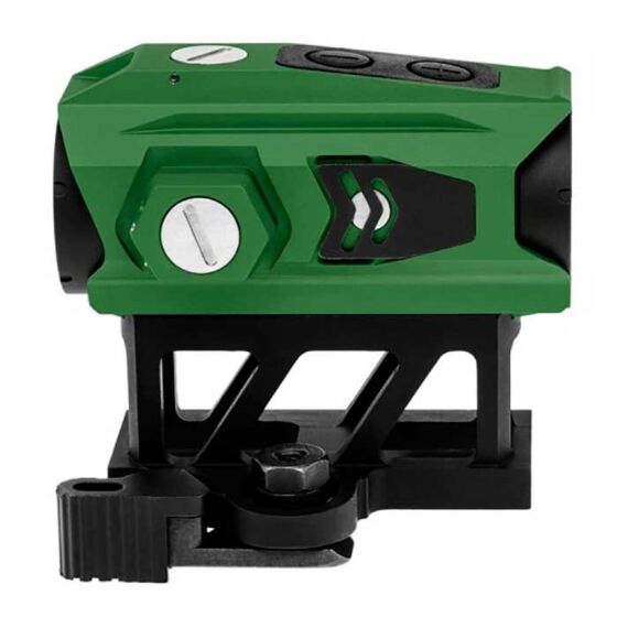 JJ airsoft ottica XTSW T043 dot con Low mount e estensione QD (verde)