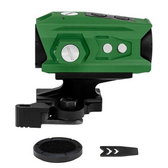 JJ airsoft ottica XTSW T043 dot con Cantilever mount (verde)