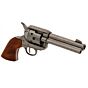 Denix pistola da collezione peacemaker 45 revolver (grigio)
