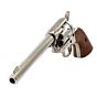 Denix Peacemaker 45 long revolver type collection pistol (nickel finish)