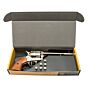 Denix SET pistola da collezione peacemaker 45 revolver lunga (nickel finish)