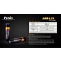 Fenix 3.6v 3400mha 18650 enhanced battery for flash lights
