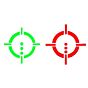 JJ airsoft XPS3 holo sight type dot scope (green)