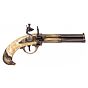 Denix pistola da collezione Francia XIX secolo a 3 canne rotanti
