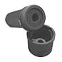 5ku silenziatore PBS-1 mini ver.2 per fucile ak (alluminio)