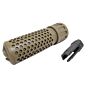 5KU silenziatore KAC-QDC CQB con spegnifiamma per fucile elettrico 14mm- (tan)