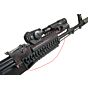 5KU ZENITCO B-10U style rail handguard for ak electric gun (black)